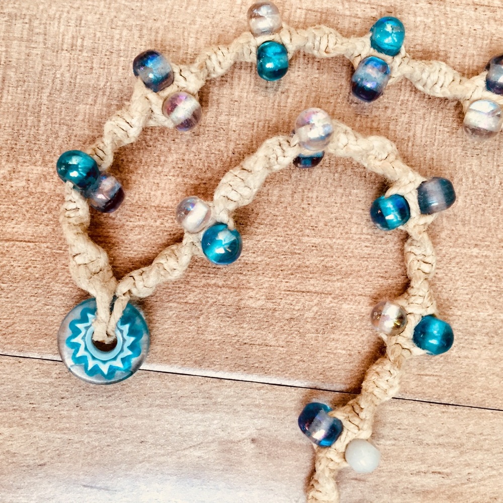 Hippy Hemp Macrame Choker